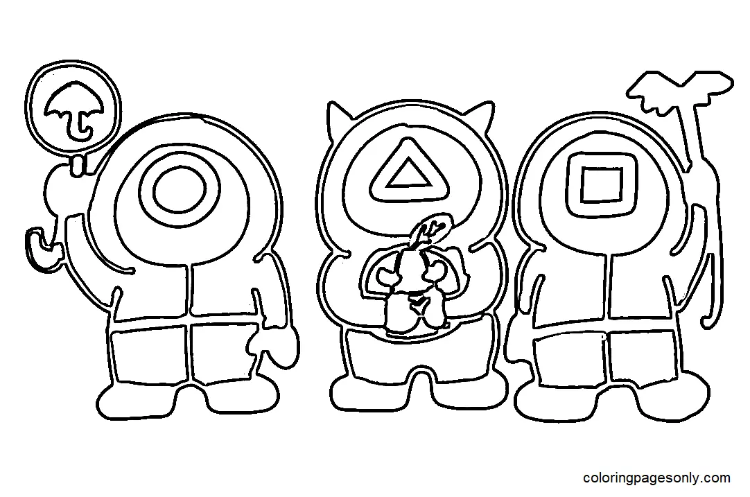 Squid Game Coloring Pages 48