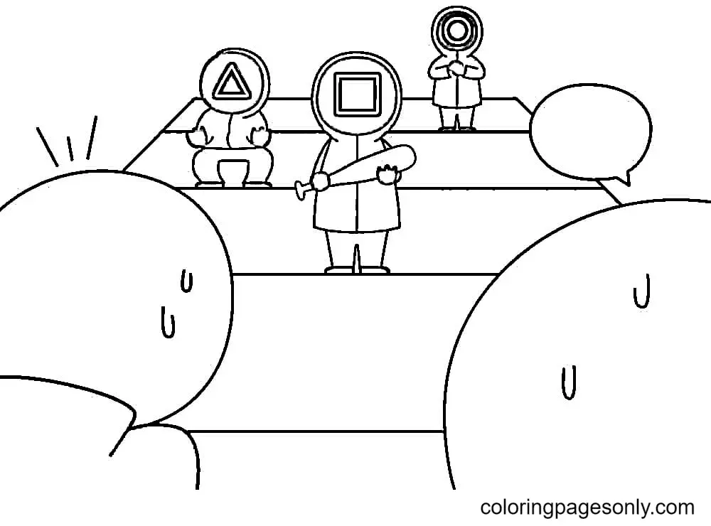 Squid Game Coloring Pages 5