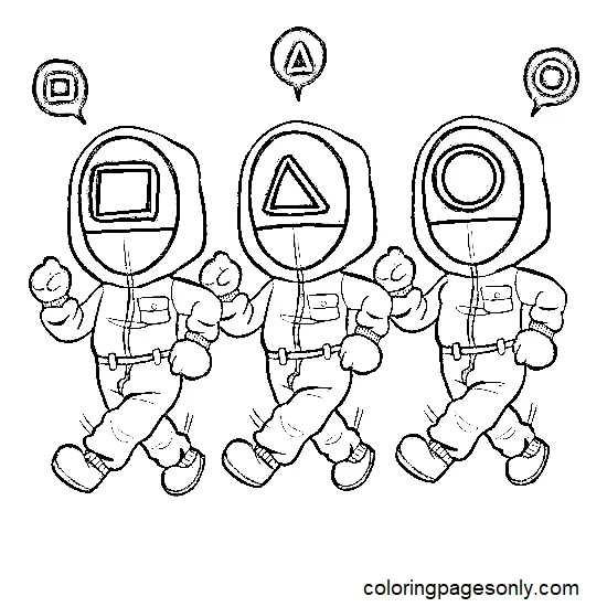 Squid Game Coloring Pages 59