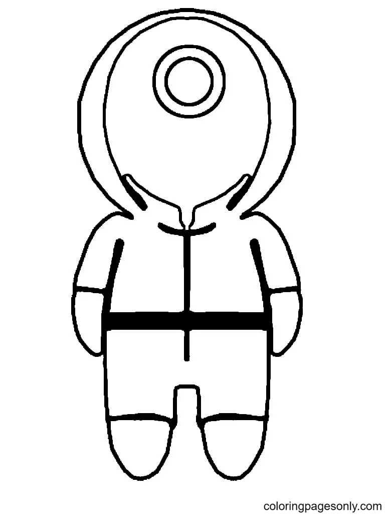 Squid Game Coloring Pages 6