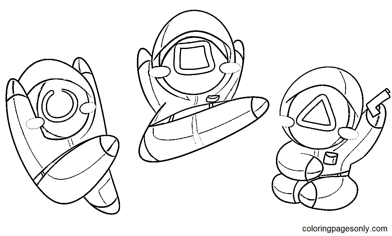 Squid Game Coloring Pages 67