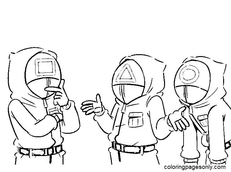 Squid Game Coloring Pages 74