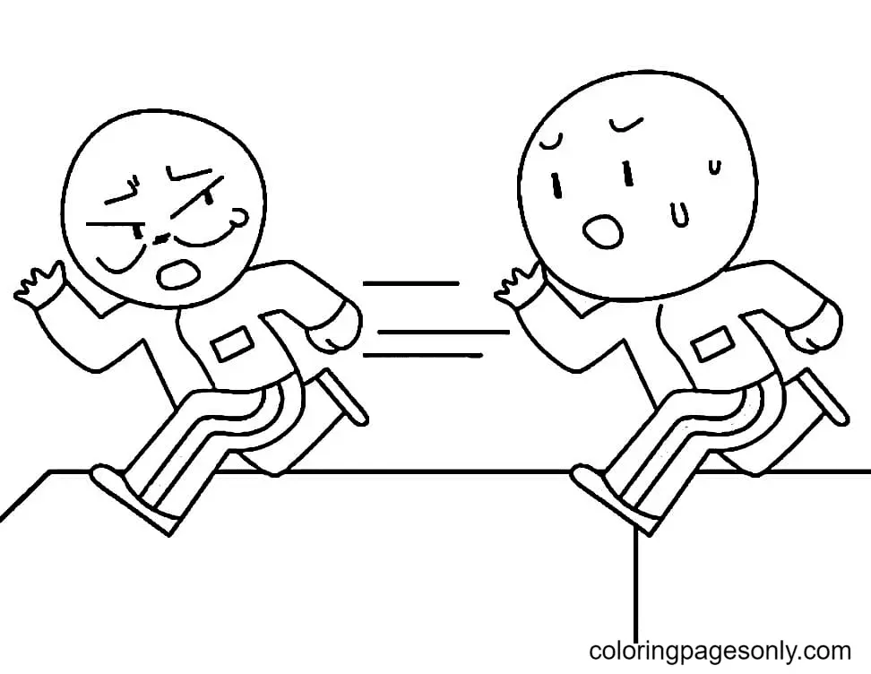 Squid Game Coloring Pages 8