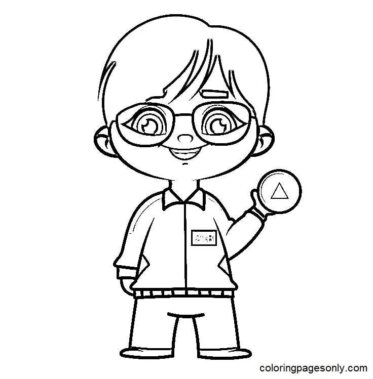Squid Game Coloring Pages 81