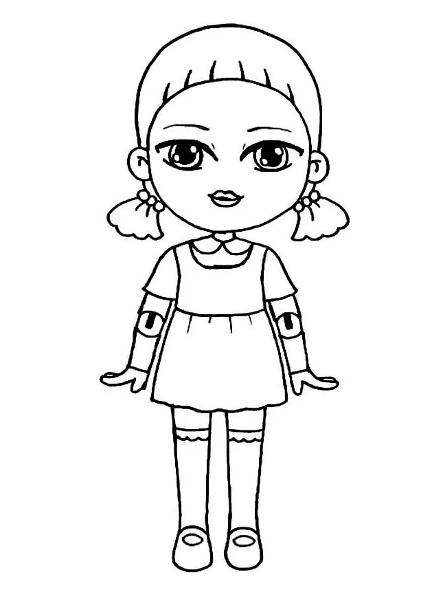 Squid Game Coloring Pages 9