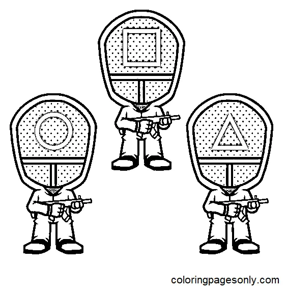 Squid Game Coloring Pages 90