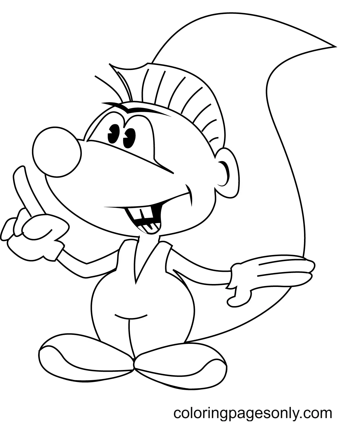 Ardillas Para Colorear 100