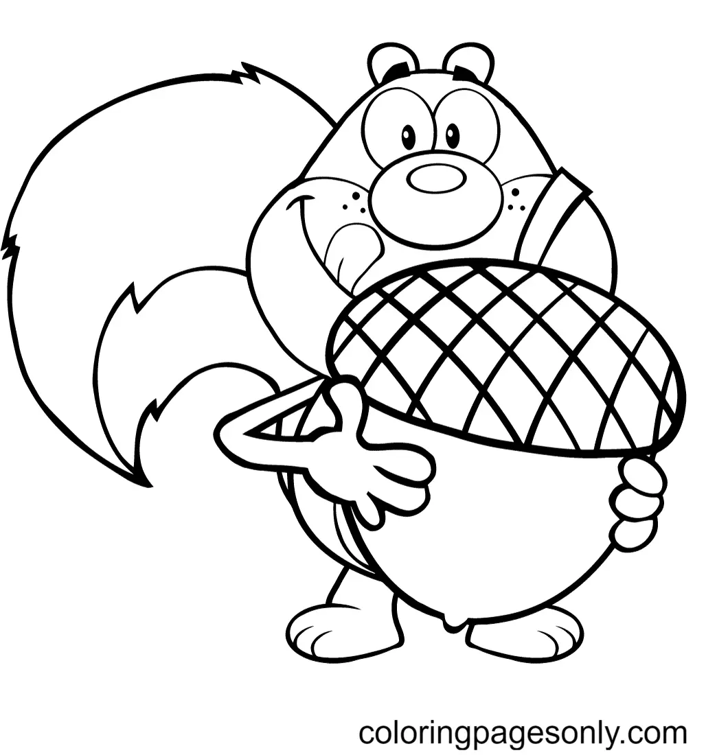 Eichhörnchen Ausmalbilder 108