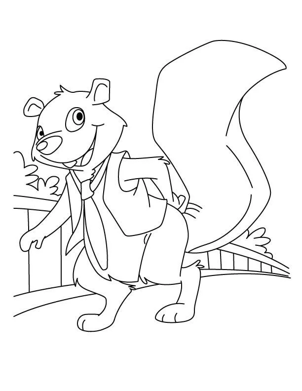 Eichhörnchen Ausmalbilder 41