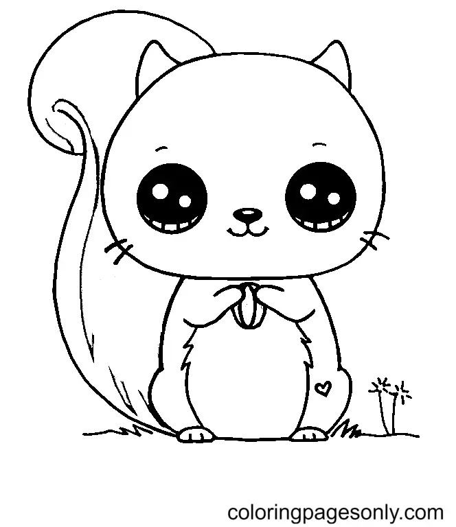 Eichhörnchen Ausmalbilder 62