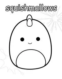 Squishmallow Para Colorear 10