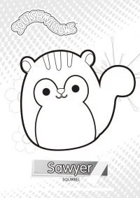 Squishmallow Para Colorear 22