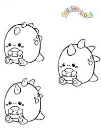 Squishmallow Para Colorear 34