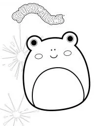 Squishmallow Para Colorear 4