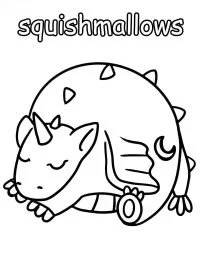Squishmallow Coloring Pages 41