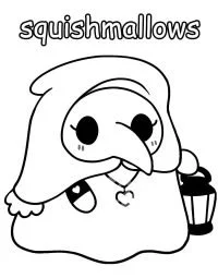 Squishmallow Para Colorear 42