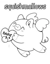Squishmallow Ausmalbilder 46