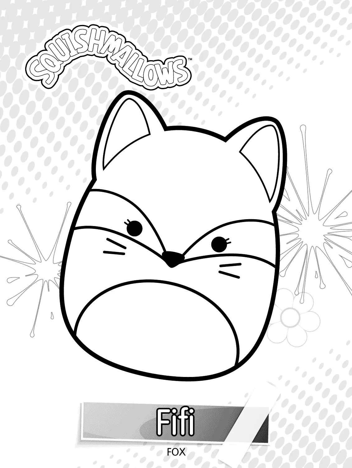 Squishmallow Para Colorear 47