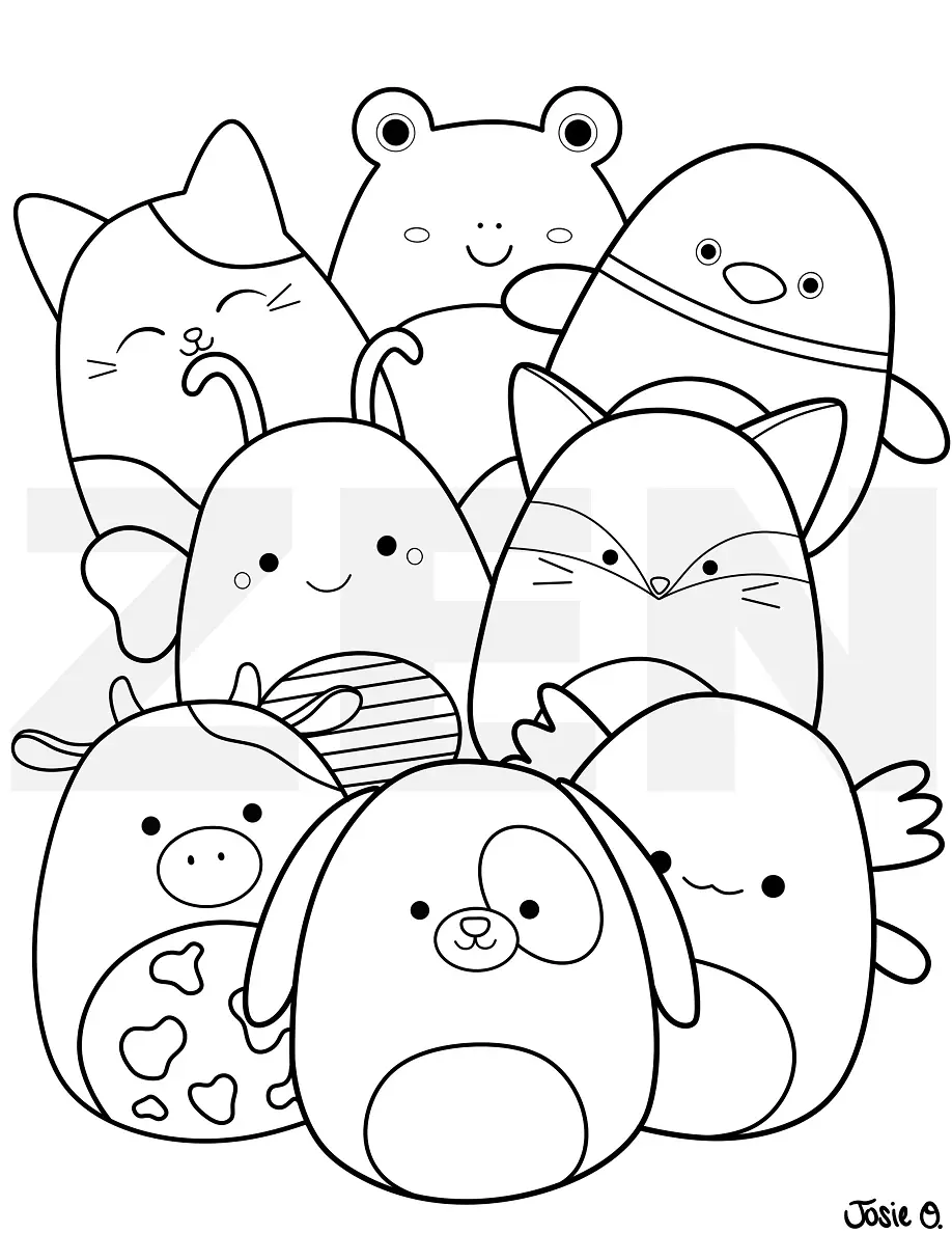 Squishmallow Ausmalbilder 61