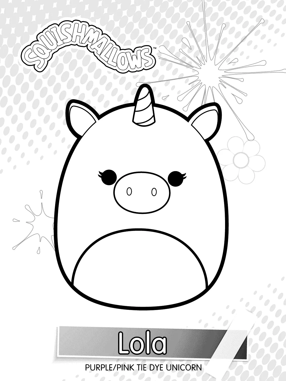 Squishmallow Para Colorear 64