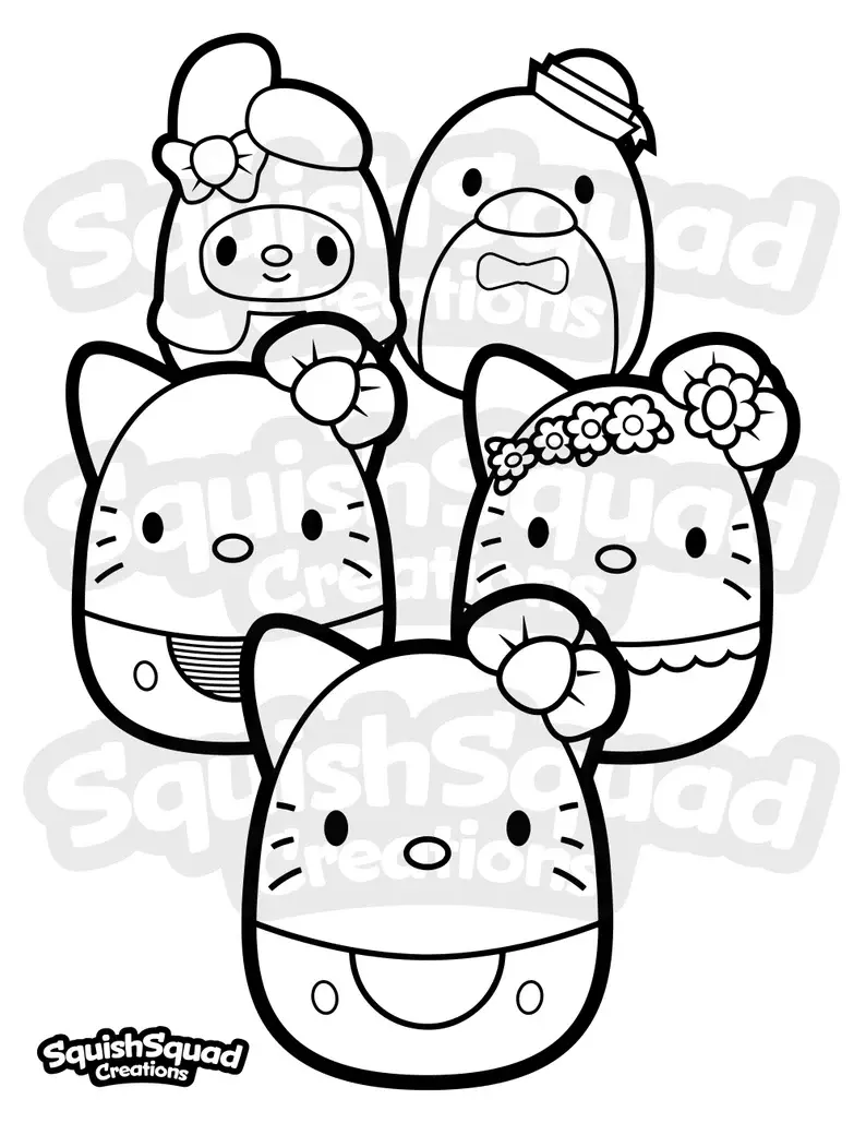 Squishmallow Para Colorear 72