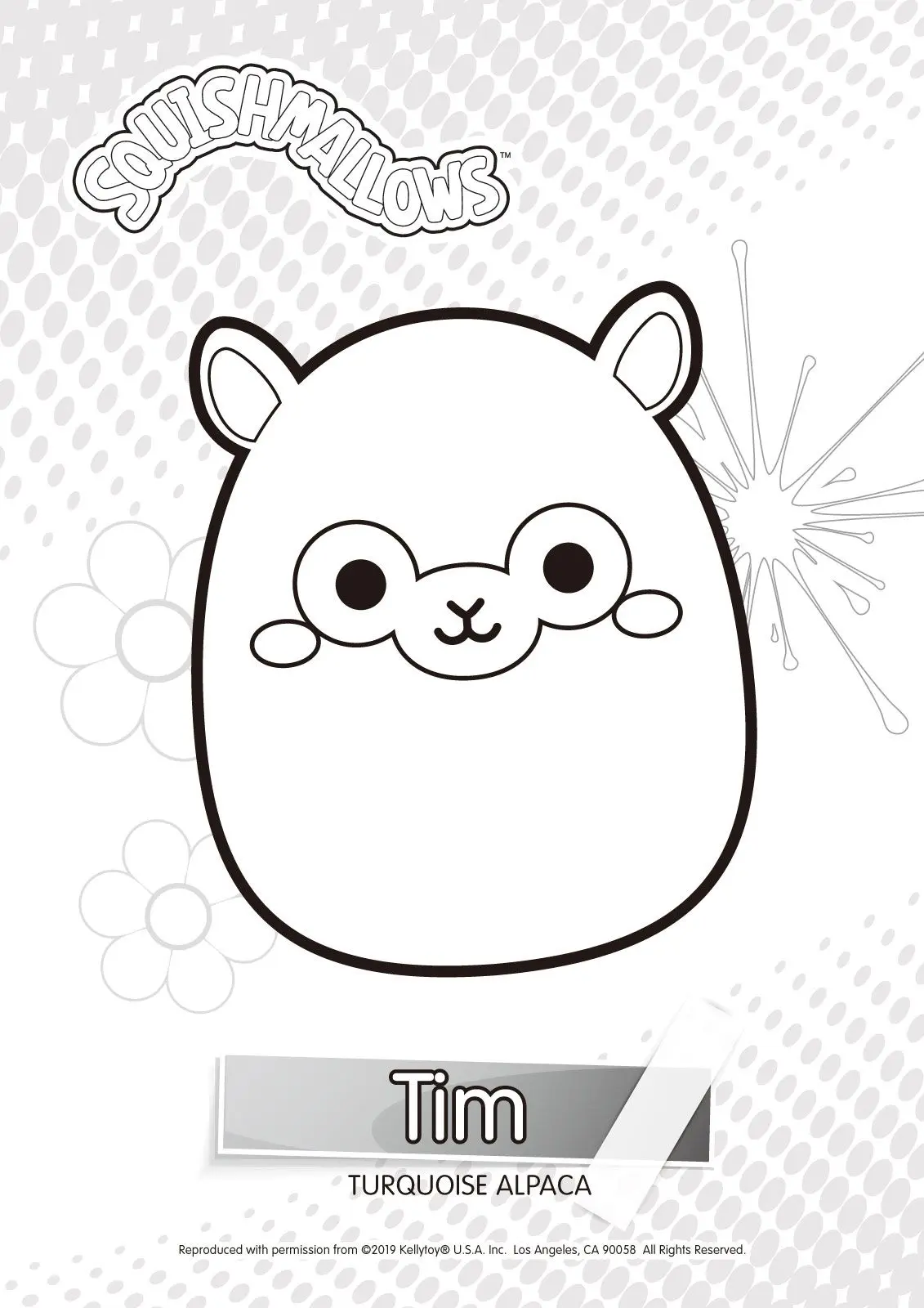 Squishmallow Para Colorear 77
