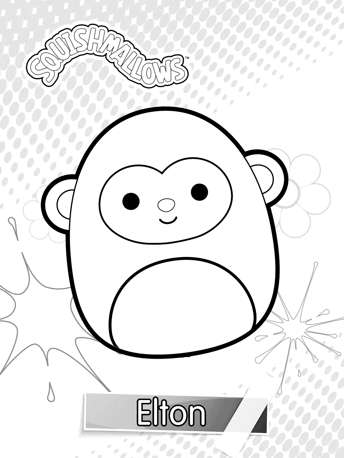 Squishmallow Para Colorear 81