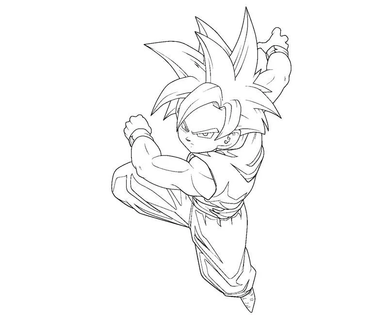 SSJ2 Gohan Ausmalbilder 10
