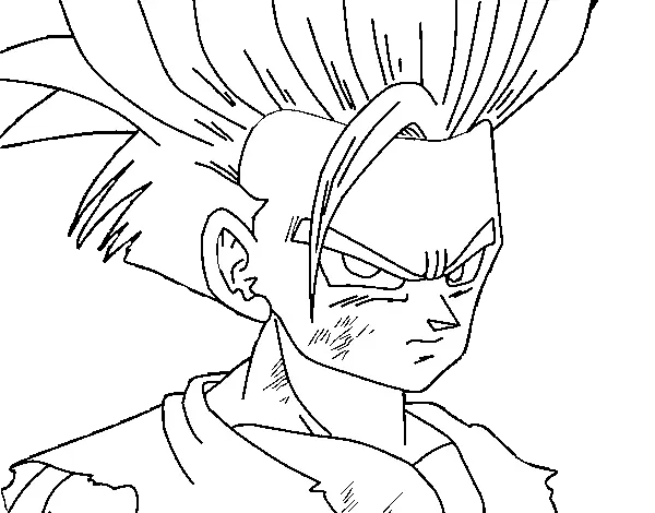 SSJ2 Gohan Ausmalbilder 15