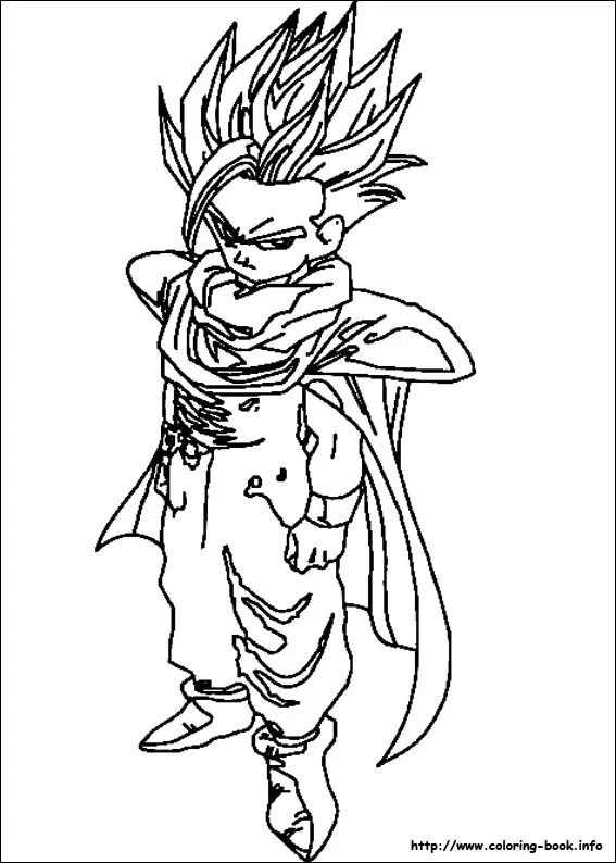 SSJ2 Gohan Ausmalbilder 17