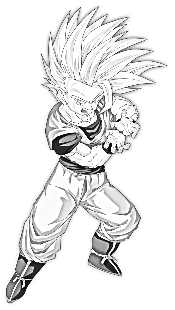 SSJ2 Gohan Ausmalbilder 22