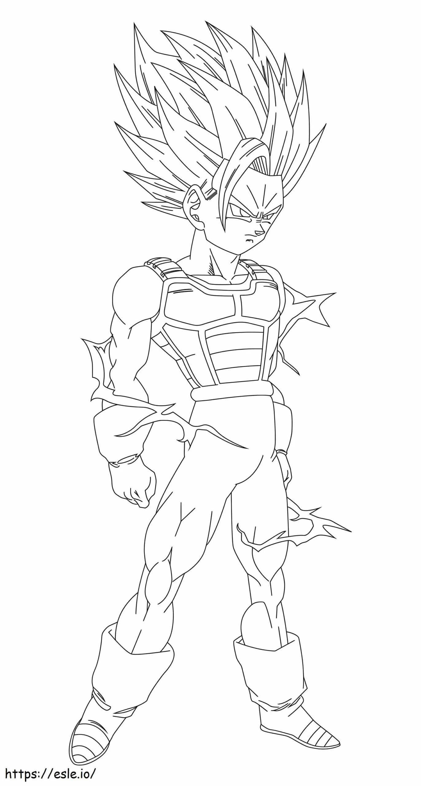 SSJ2 Gohan Ausmalbilder 4