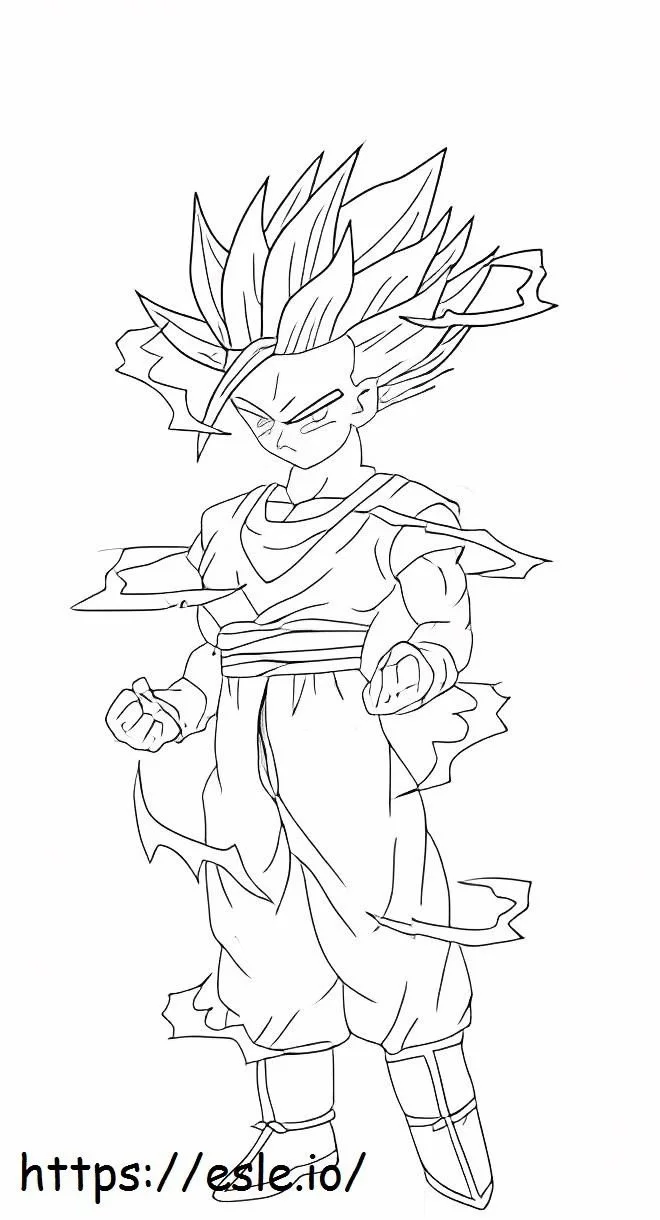 SSJ2 Gohan Ausmalbilder 7