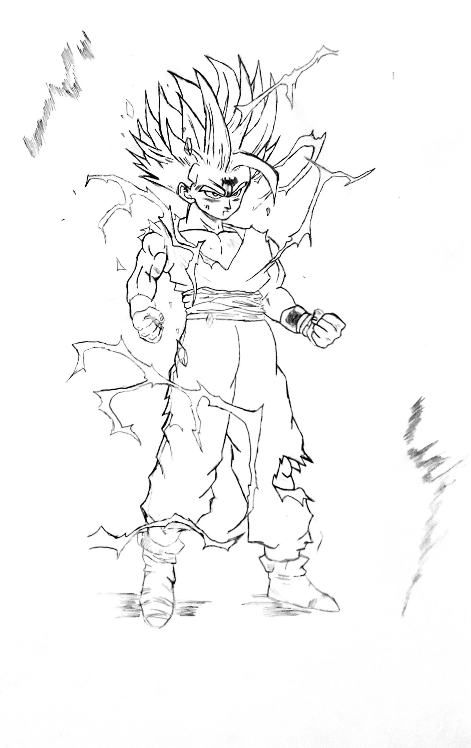 SSJ2 Gohan Ausmalbilder 9