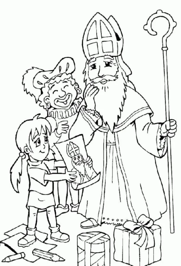 Ausmalbilder von St. Nikolaus 96