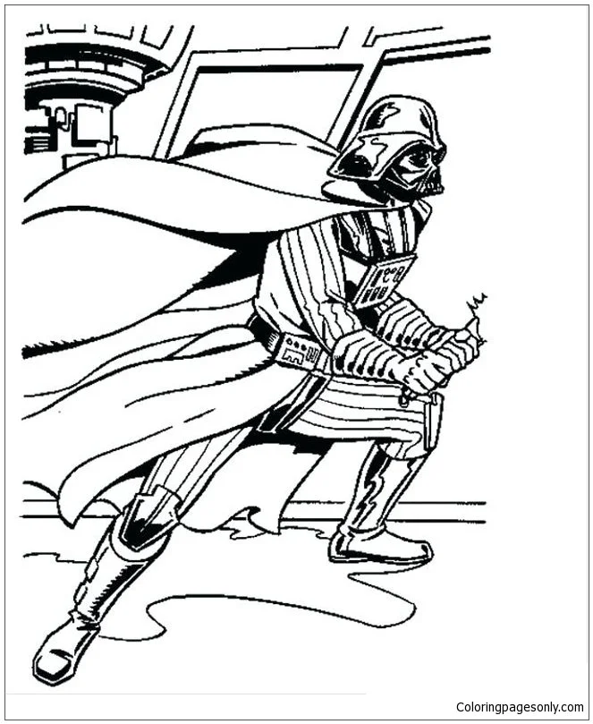 Desenhos de Personagens de Star Wars Para Colorir 119