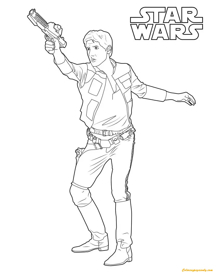 Star Wars Characters Coloring Pages 8