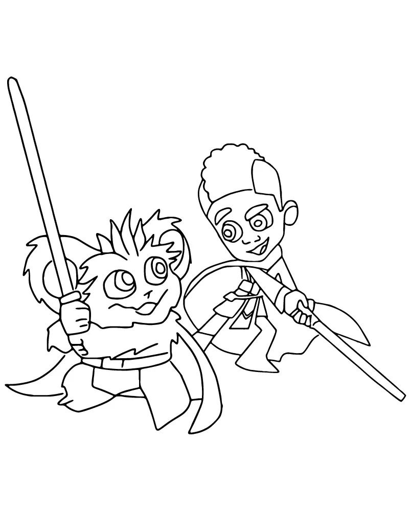 Star Wars Young Jedi Adventures Ausmalbilder