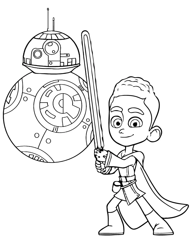 Star Wars Young Jedi Adventures Coloring Pages 3