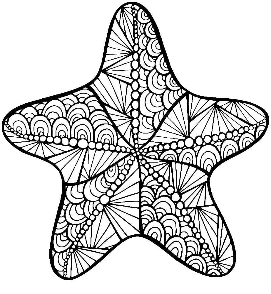 Starfish Coloring Pages 71