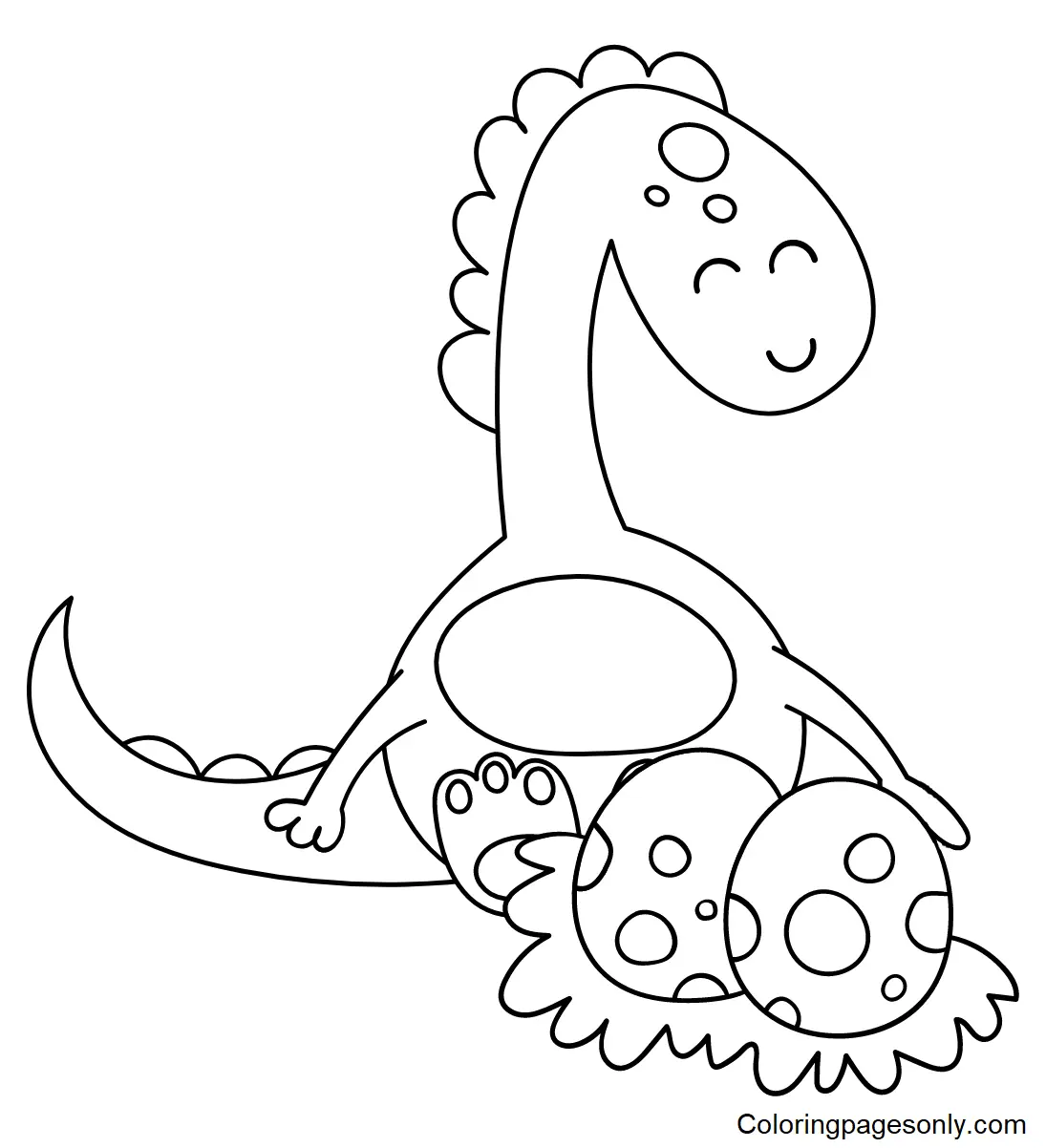 Ausmalbilder Stegosaurus 21