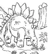 Ausmalbilder Stegosaurus 4