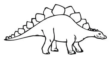Ausmalbilder Stegosaurus 9