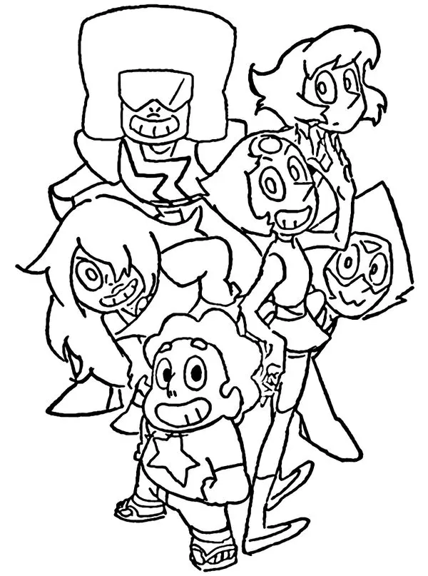 Steven Universe Para Colorear 32