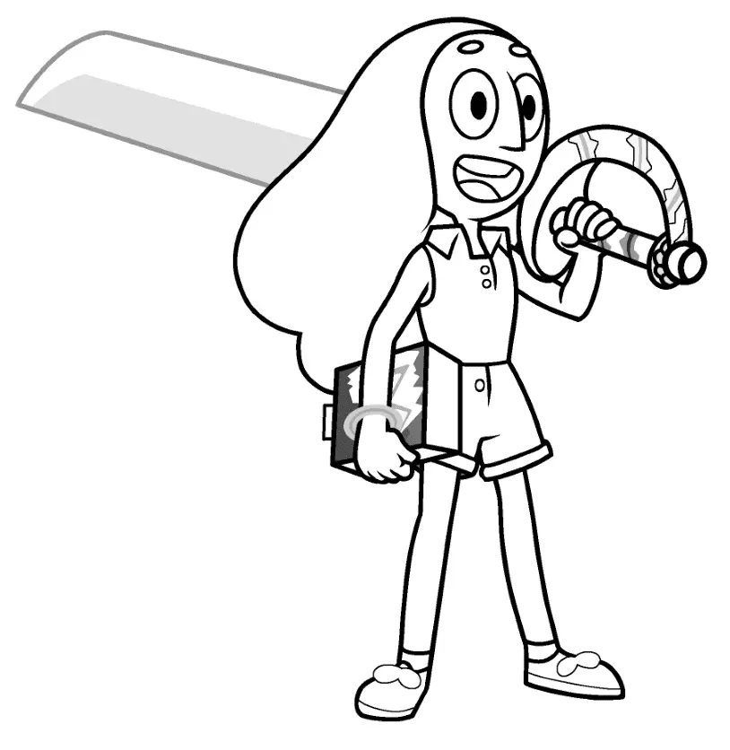 Steven Universe Para Colorear 34