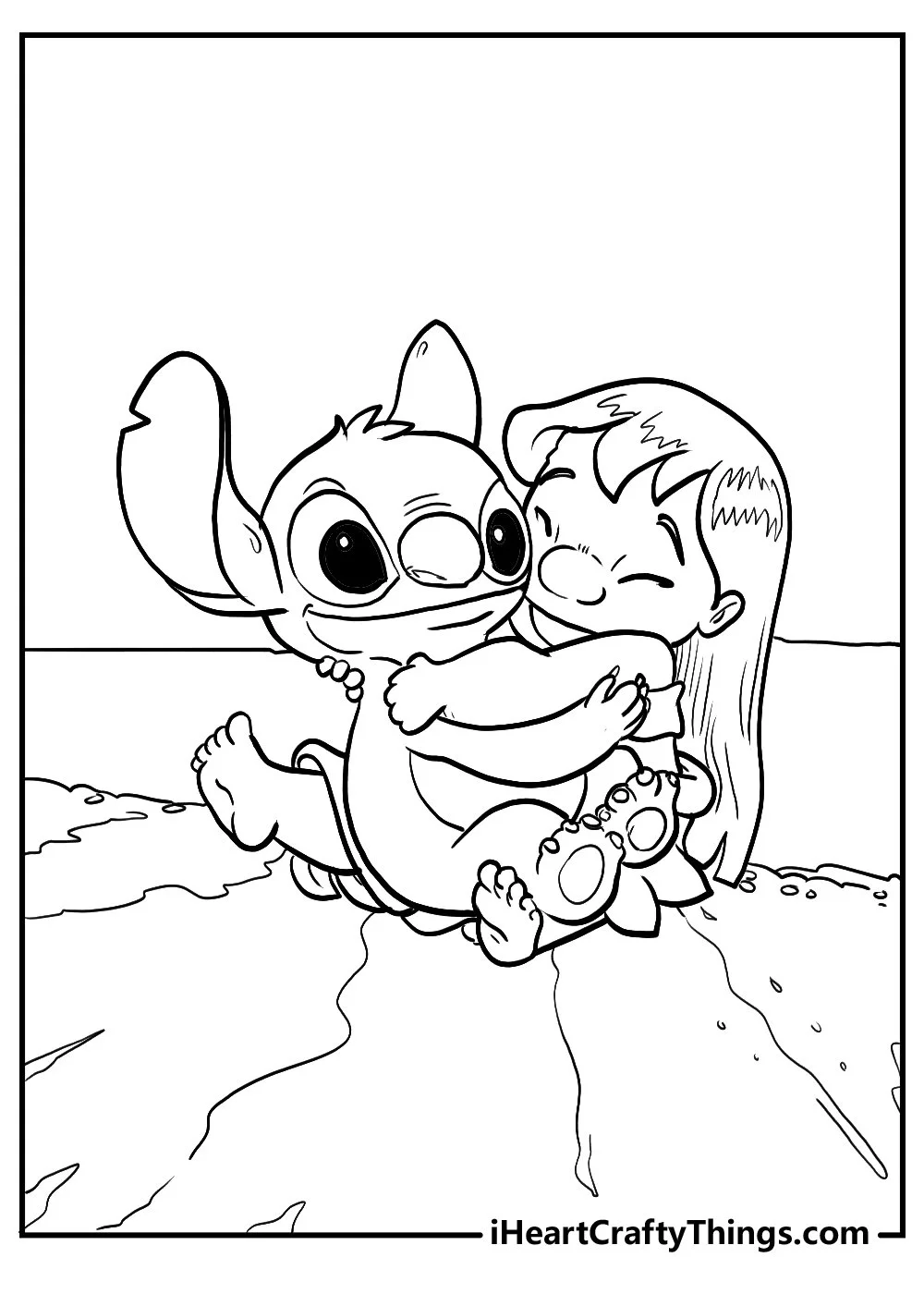 Stitch Navideno Para Colorear 13