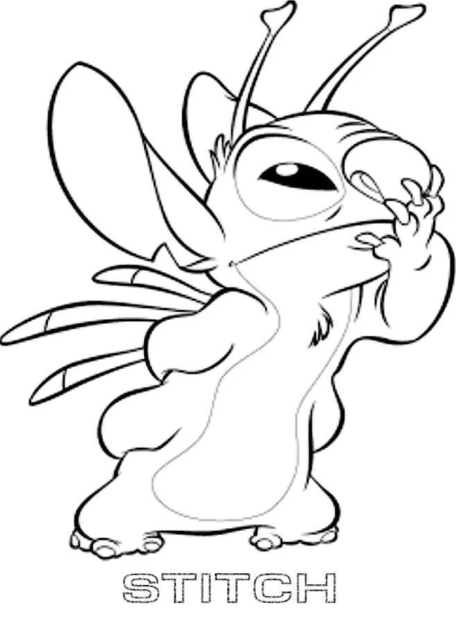 Stitch Coloring Pages 10