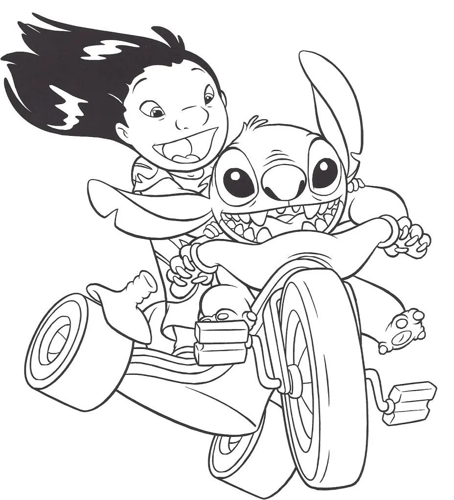 Stitch Coloring Pages 13
