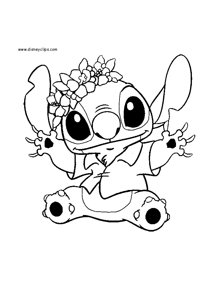 Stitch Para Colorear 18