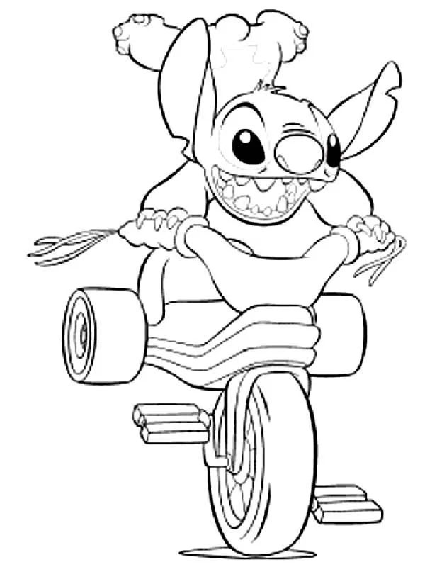 Stitch Coloring Pages 19